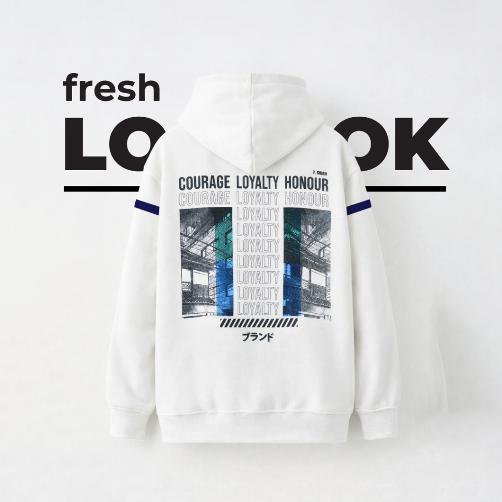Ryusei Jaket Pria Loyalty CMB White