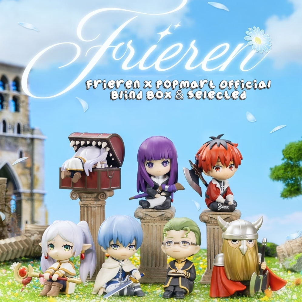 [READY STOCK] POP MART x GONG Frieren: Beyond Journey's End Sitting Mini Figure Series Blind Box and