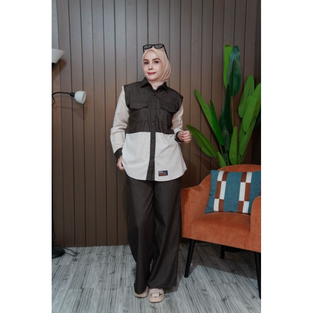 Set Denim Kulot by Gyl authentic