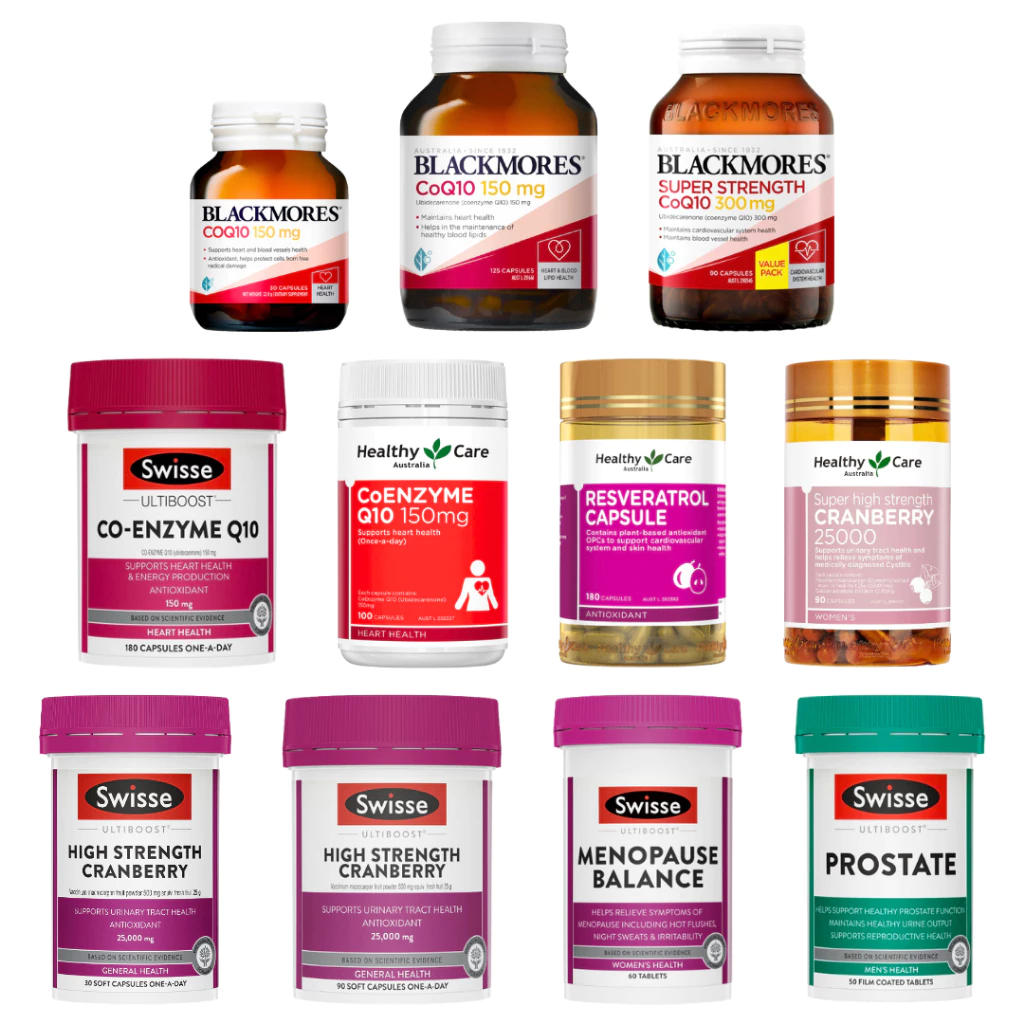 Healthy Care Coenzyme Q10 150mg 100 Capsules Co-Enzyme 150 mg 180 Kapsul Co Enzyme CoQ10 High Potenc