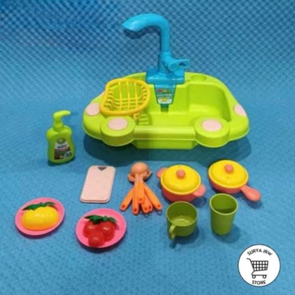 Mainan Anak Fun Kitchen Sink Wastafel / Mainan Wastafel Kantung oct1128