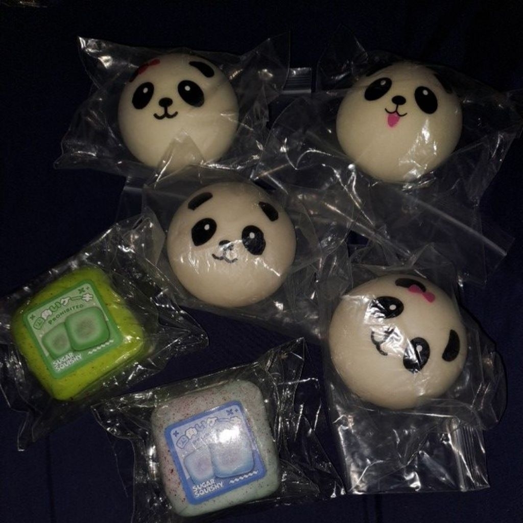 preloved squishy | squishy panda bun | sugar squishy