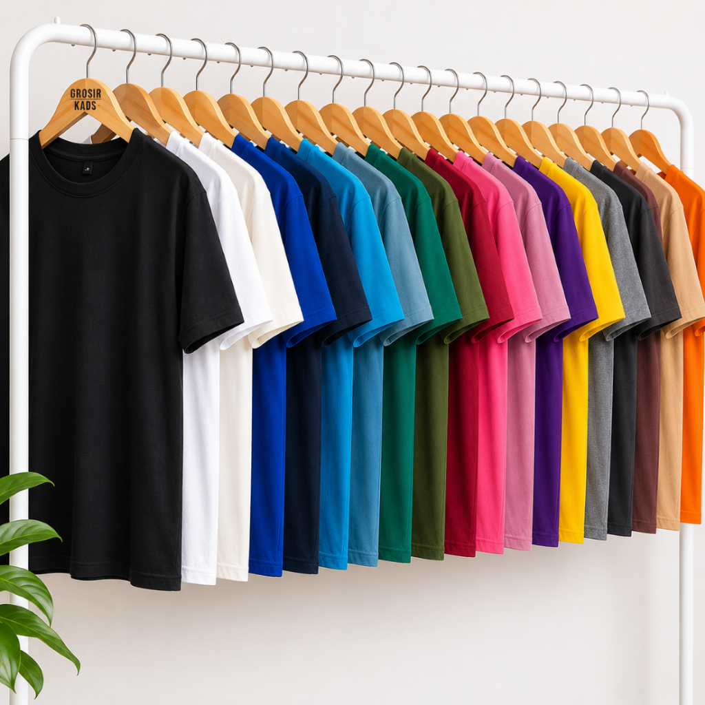 LANGSUNG PABRIK COD [Gratis Ongkir] Kaos Polos Oblong Lengan Pendek