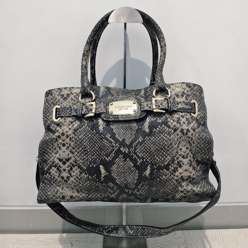 Tas MK Hamiltone Kulit Ular (Preloved)