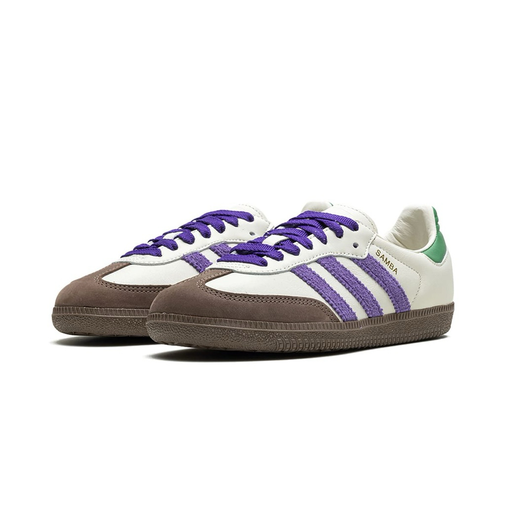 ADIDAS SAMBA OG W| ADIDAS SAMBA OG CORE PURPLE GREEN|