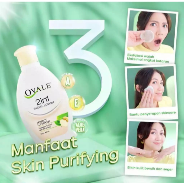 Ovale facial lotion bengkoang pembersih wajah - toner badan - micellar water