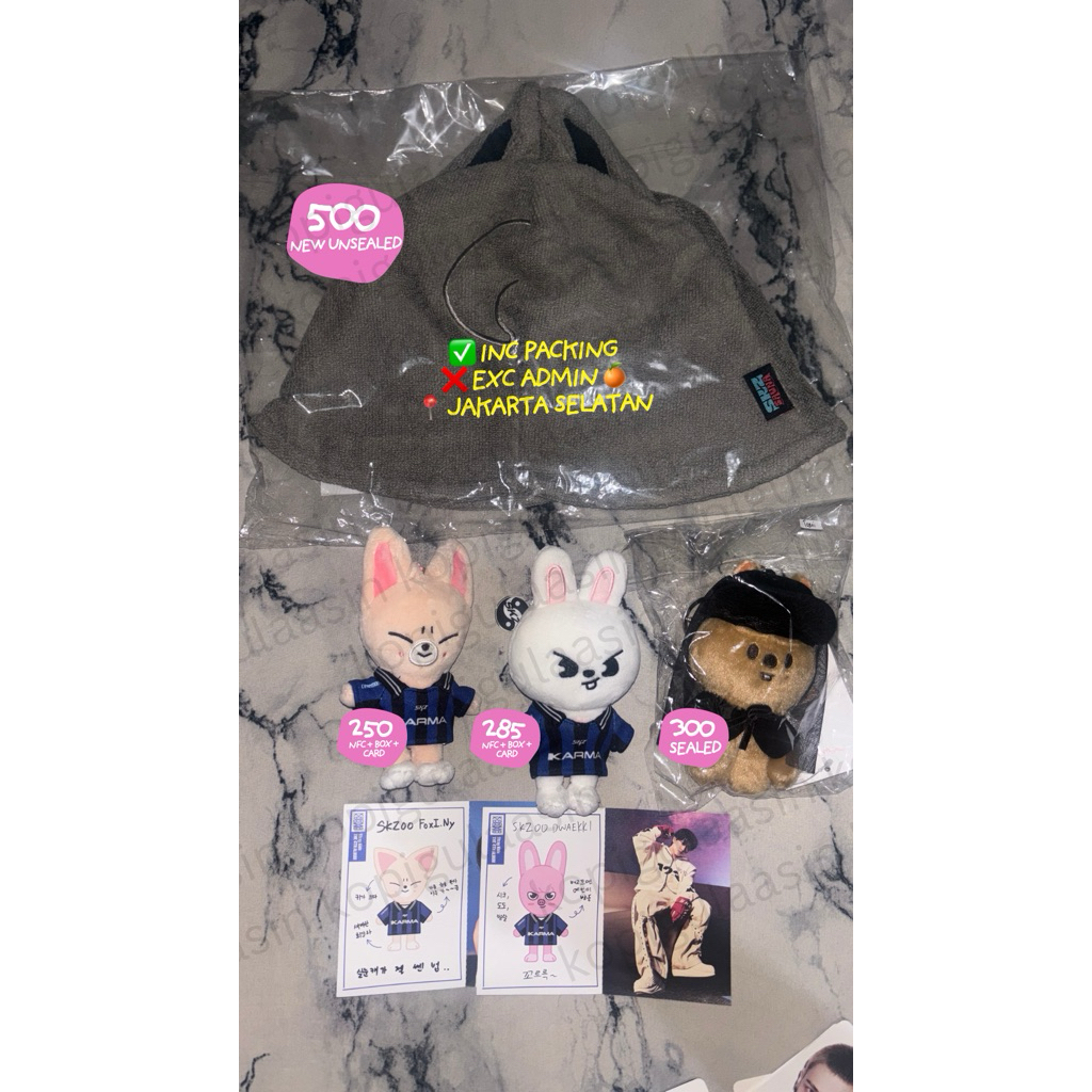 READY STOCK SKZOO KARMA MERCH PLUSH