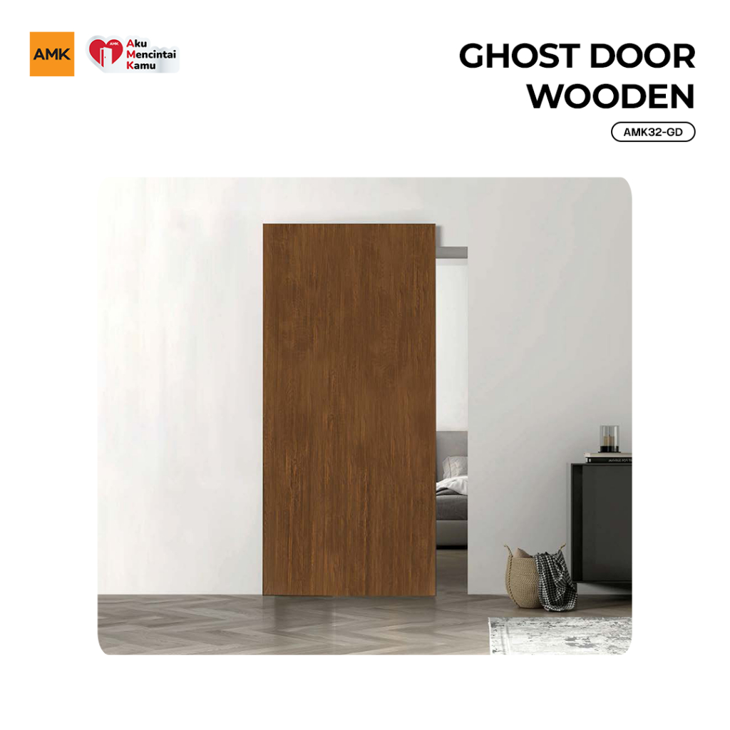 AMK Rel Sliding Ghost Door Wood