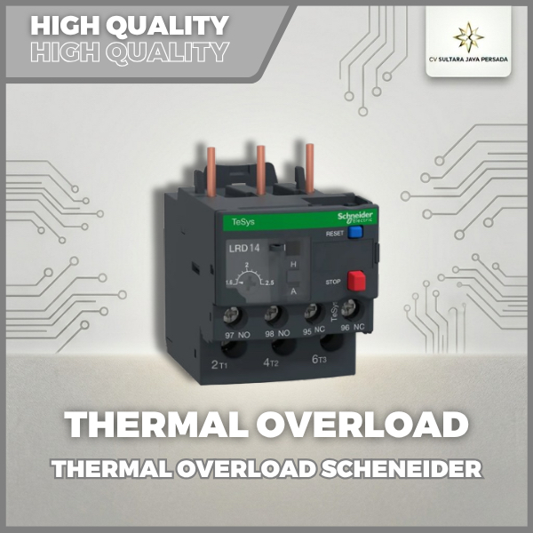 THERMAL OVERLOAD SCHNEIDER RELAY LRD PROTEKSI MOTOR LISTRIK OVERLOAD