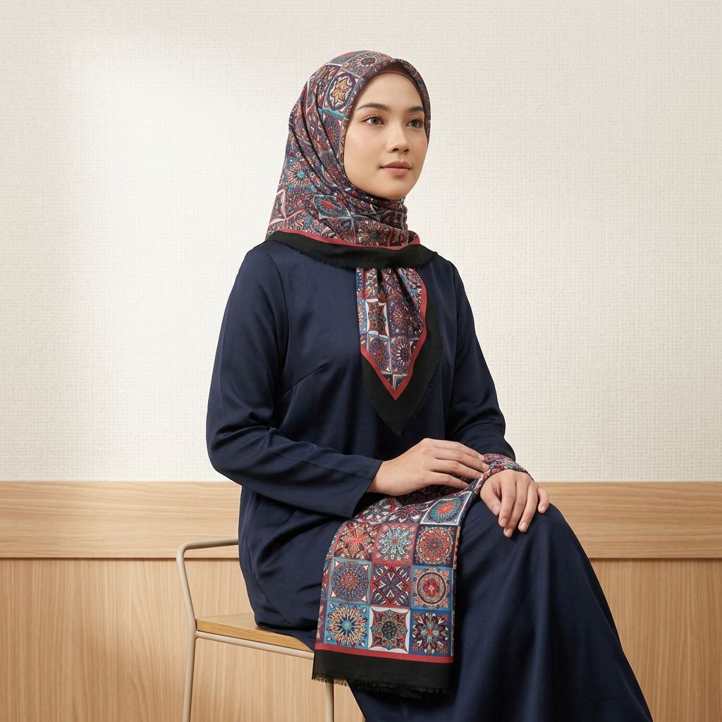 HIJAB VOAL MOTIF TURKEY SERIES 2/HIJAB MOTIF TERBARU KODE TPOL/HIJAB VOAL MOTIF BUNGA SERIS