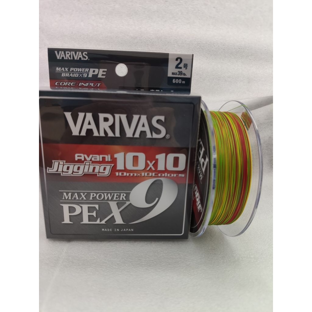 SENAR VARIVAS AVANI JIGING 10X10 X9 PE 2/600M PE PREMIUM MADE IN JAPAN