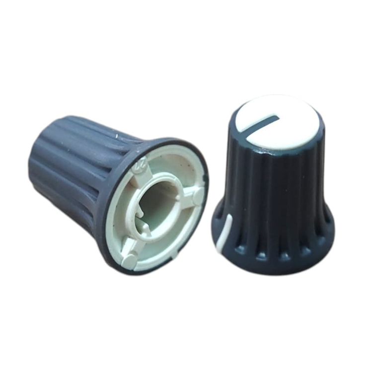(10 pcs) Kenop mixer besar Abu putih knop mixer Besar