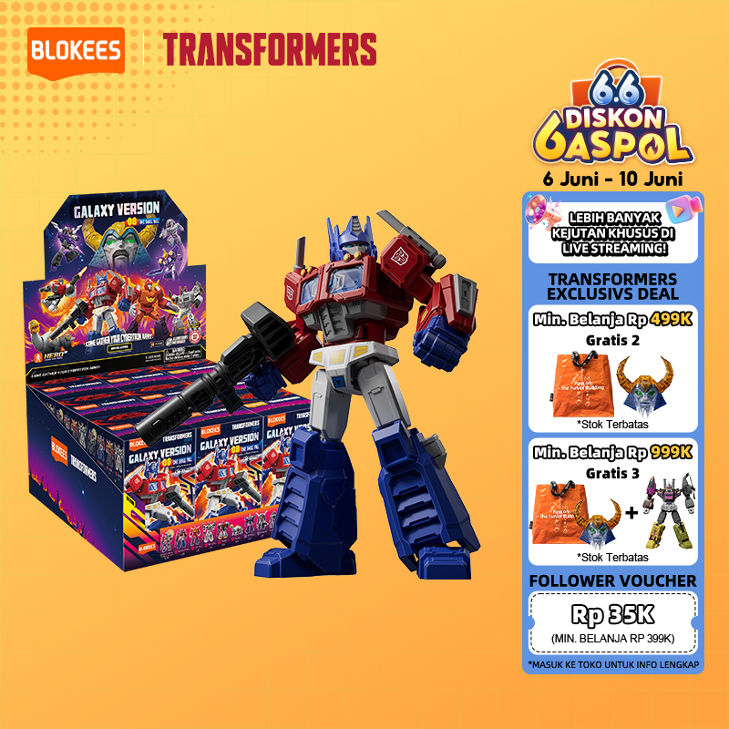 BLOKEES Transformers Galaxy Version 08 Blind Box The Transformers: The Movie