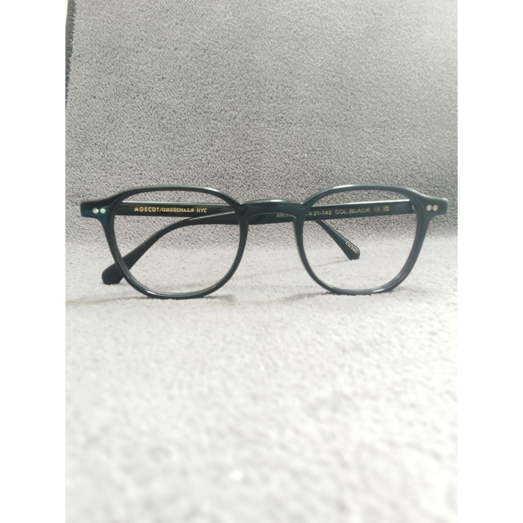 kacamata original MOSCOT seri ARTHUR col.black Size 45/21-142