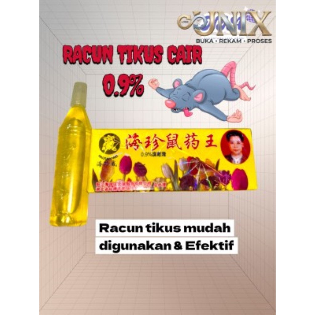 Racun Tikus Cair Super Ampuh Tulip Kuning – Pembasmi Tikus Cepat Mati, Efektif untuk Rumah, Gudang &