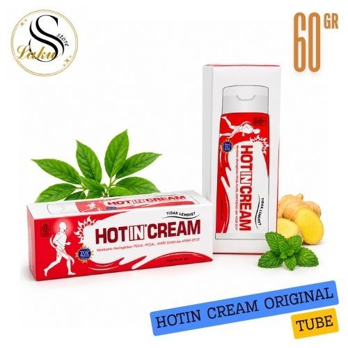 Hotin Cream Original 60g Tube Krim Pegal Linu Nyeri Otot Nyeri Sendi Keseleo Masuk Angin Tidak Lengk