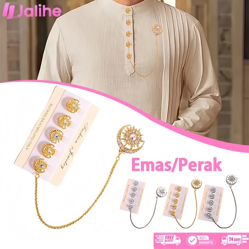 Kancing Melayu Kancing Baju Melayu Bros Kancing Aksesoris Pakaian Pria Melayu
