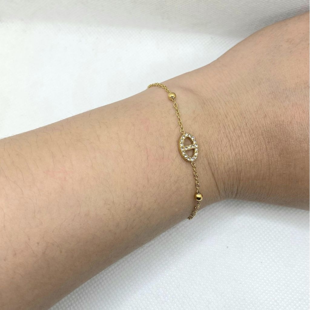 gelang titanium gelang cd minimalis elegan