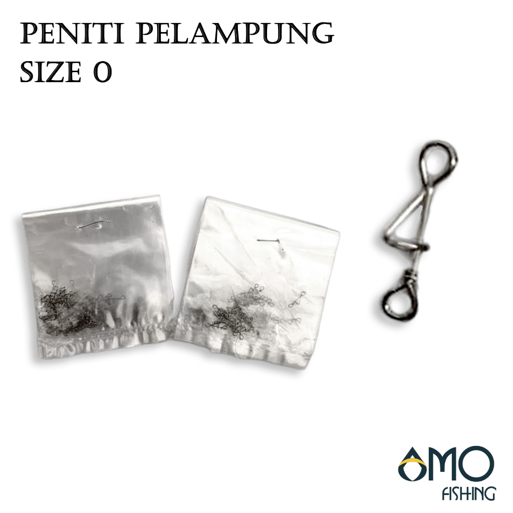 Peniti / Snap Pelampung Pancing Size 0 (1cm)  isi 12 pcs