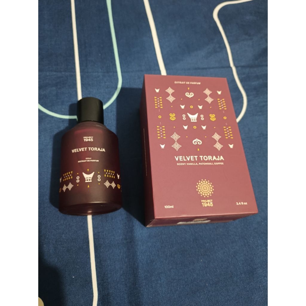 PROJECT 1945 VELVET TORAJA 100 ML preloved isi 99%