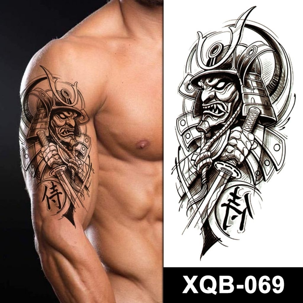 Tatto Temporary Tato Temporer Tahan Air  Sementara Seri-XQB069 Motif Yakuza Jepang