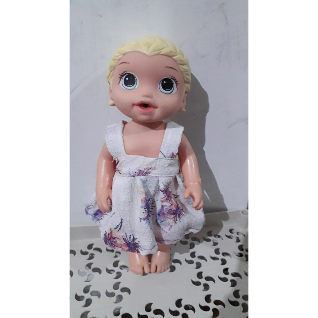 baby alive kw bahan silicon bisa pipis dan minum dot