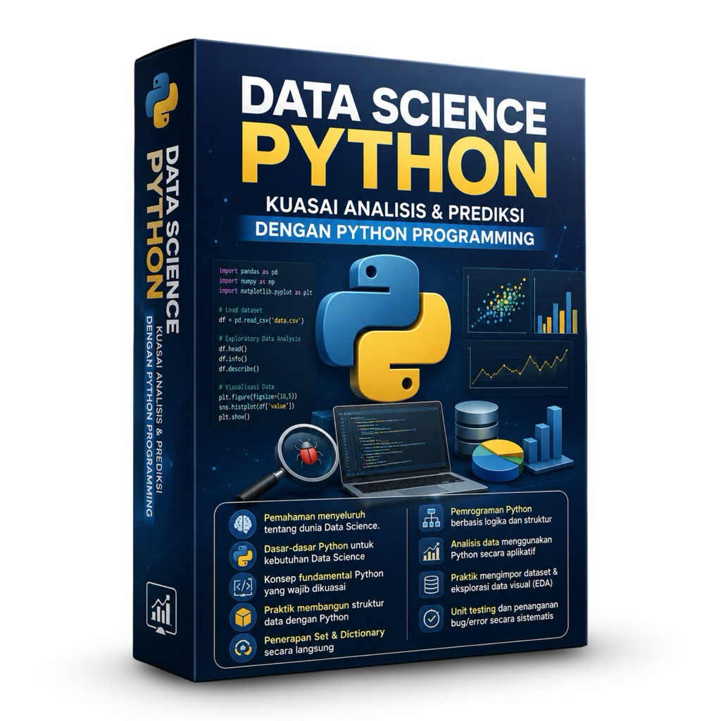 DATA SCIENCE PYTHON: Kuasai Analisis & Prediksi dengan Python Programming