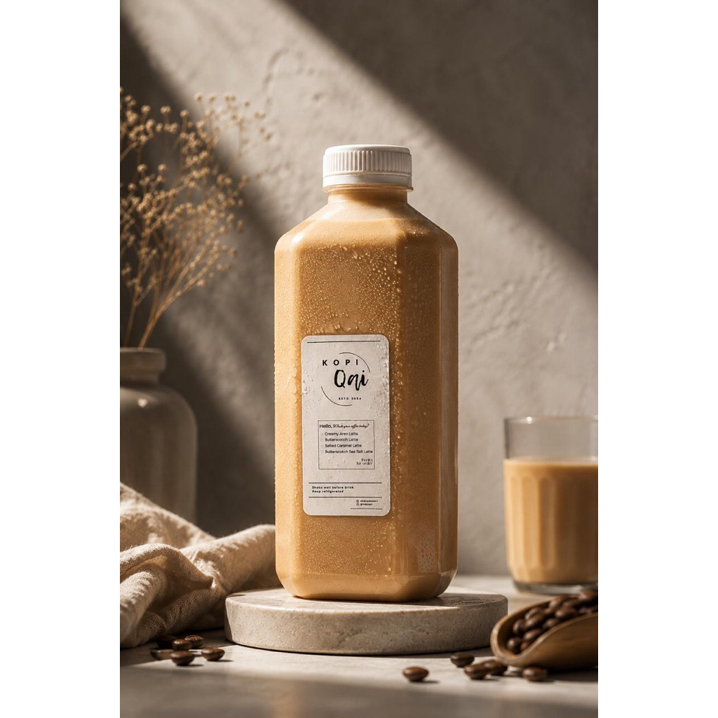 Butterscotch Sea Salt Latte 1 liter