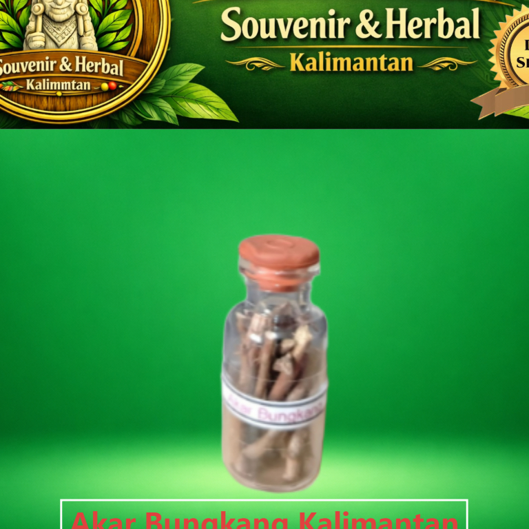 Produk Tradisional Souvenir Akar Bungkang Kalimantan-Botol 4 ml