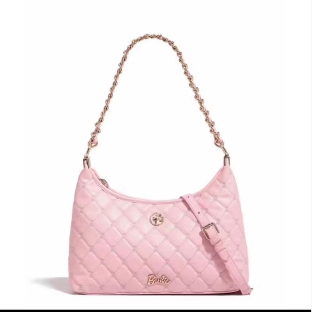 Tas Barbie cendol sabit pink