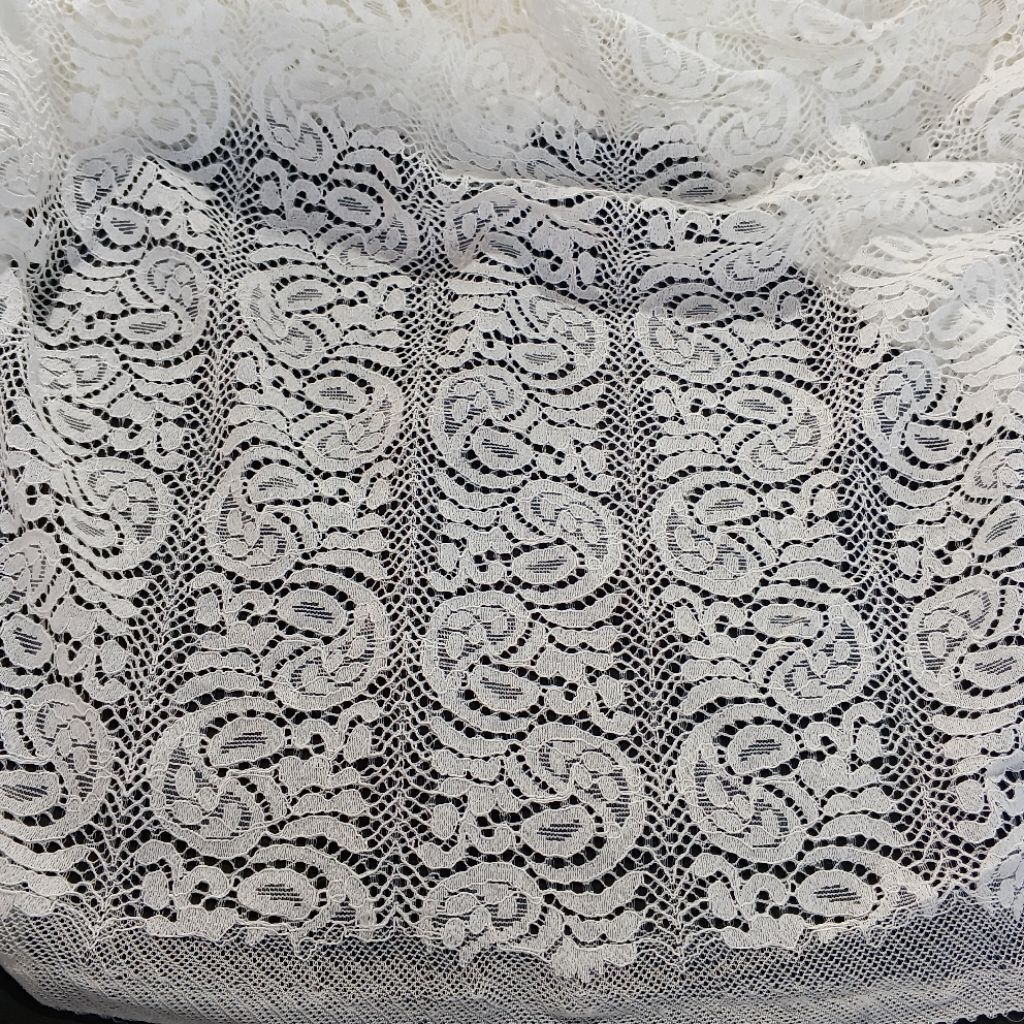 kain brokat premium mewah [BW/0,5meter] - kain brokat katun motif cantik - kain brokat katun meteran