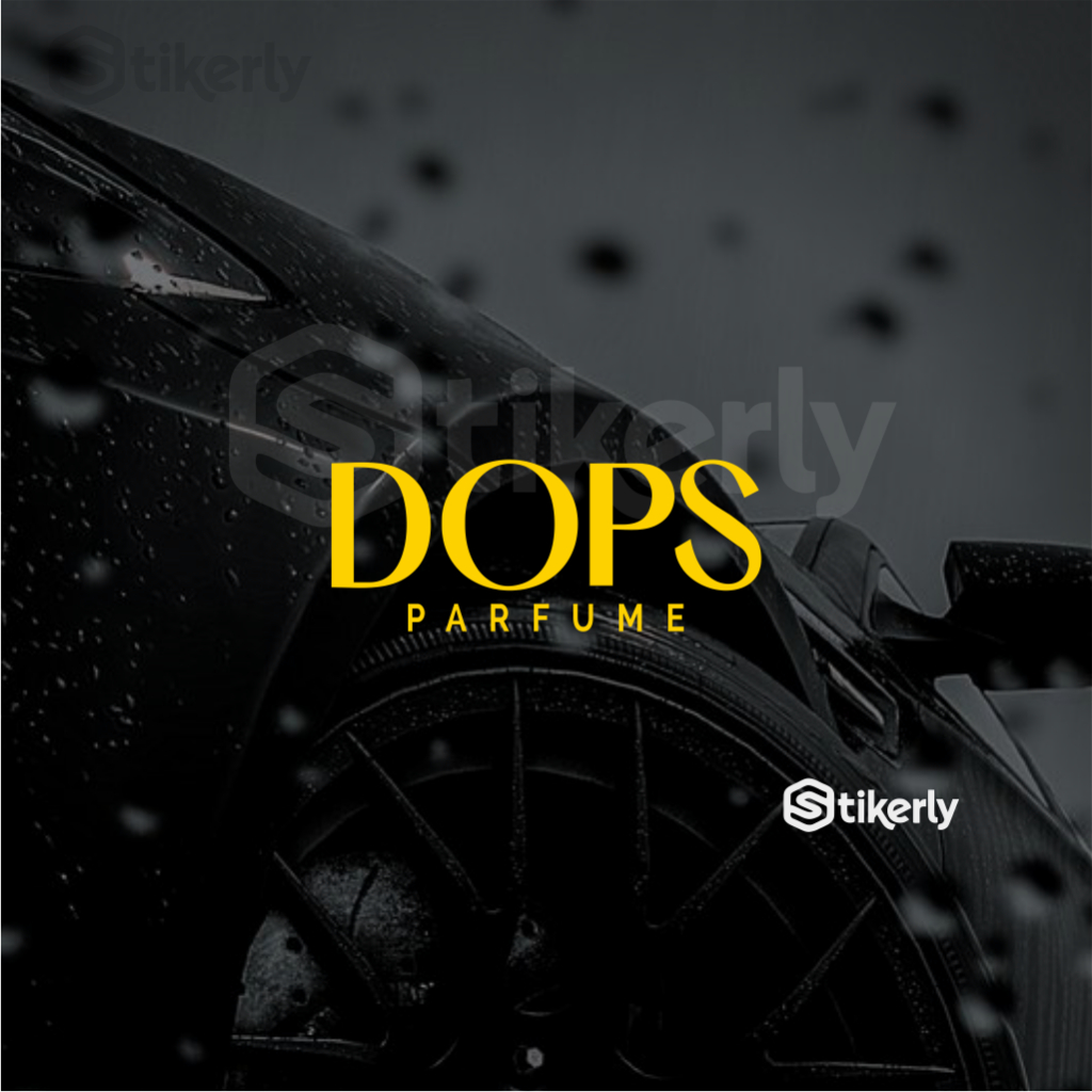Stiker Dops Parfume | cutting Sticker