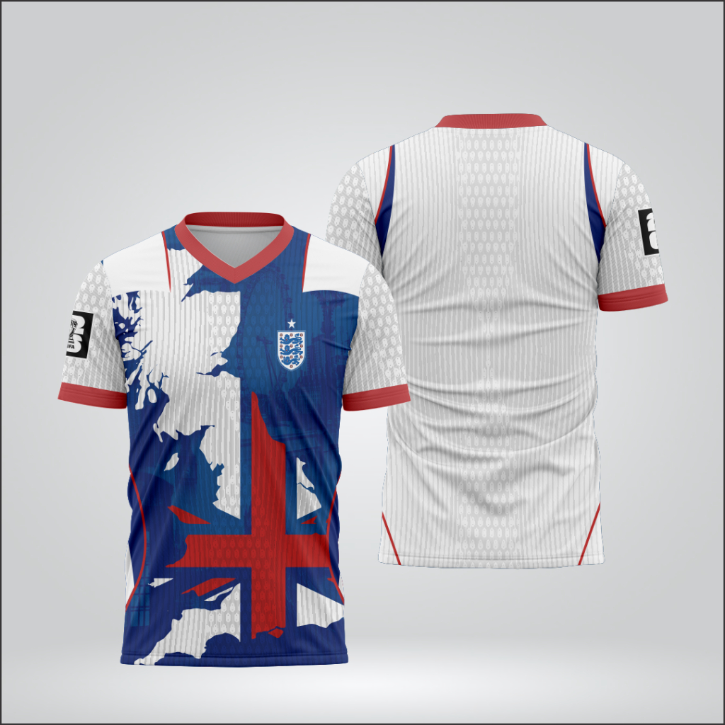 jersey timnas inggris fantasi piala dunia 2026 full printing