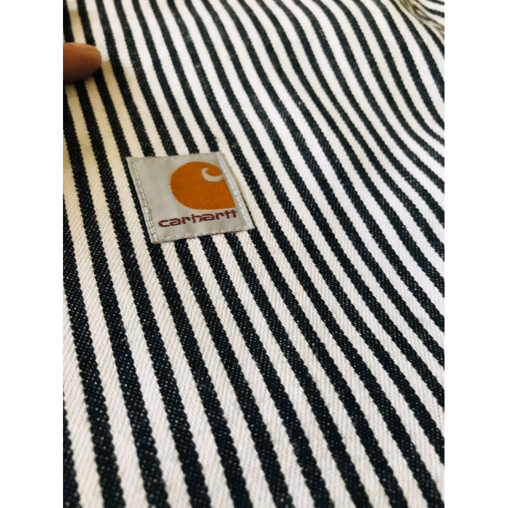 kemeja denim hickory rework carhartt second