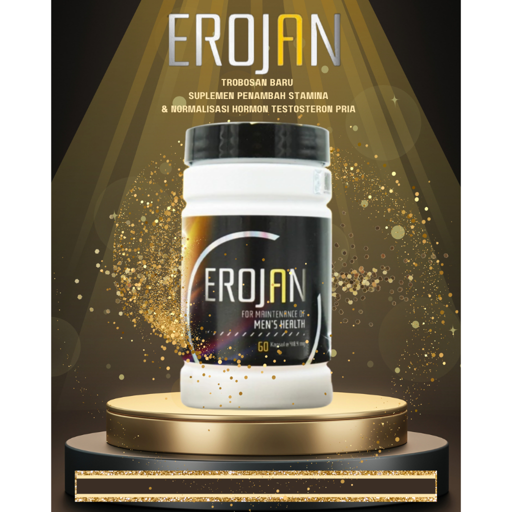 EROJAN Original Wellous 60 Kapsul Suplemen Herbal Premium Bantu Jaga Stamia & Energi Harian BPOM Res