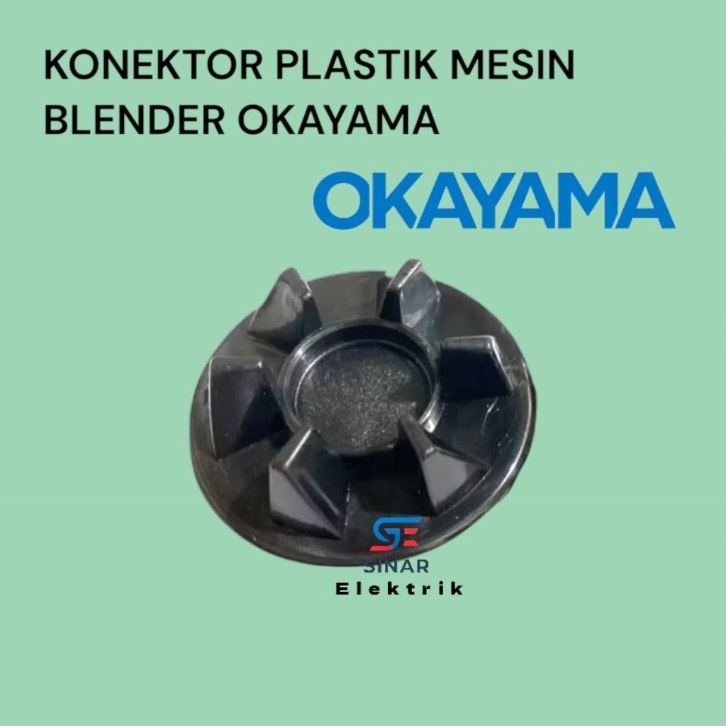 Konektor Blender OKAYAMA Baru Plastik / Lower Connector Plastik Dinamo Blender OKAYAMA
