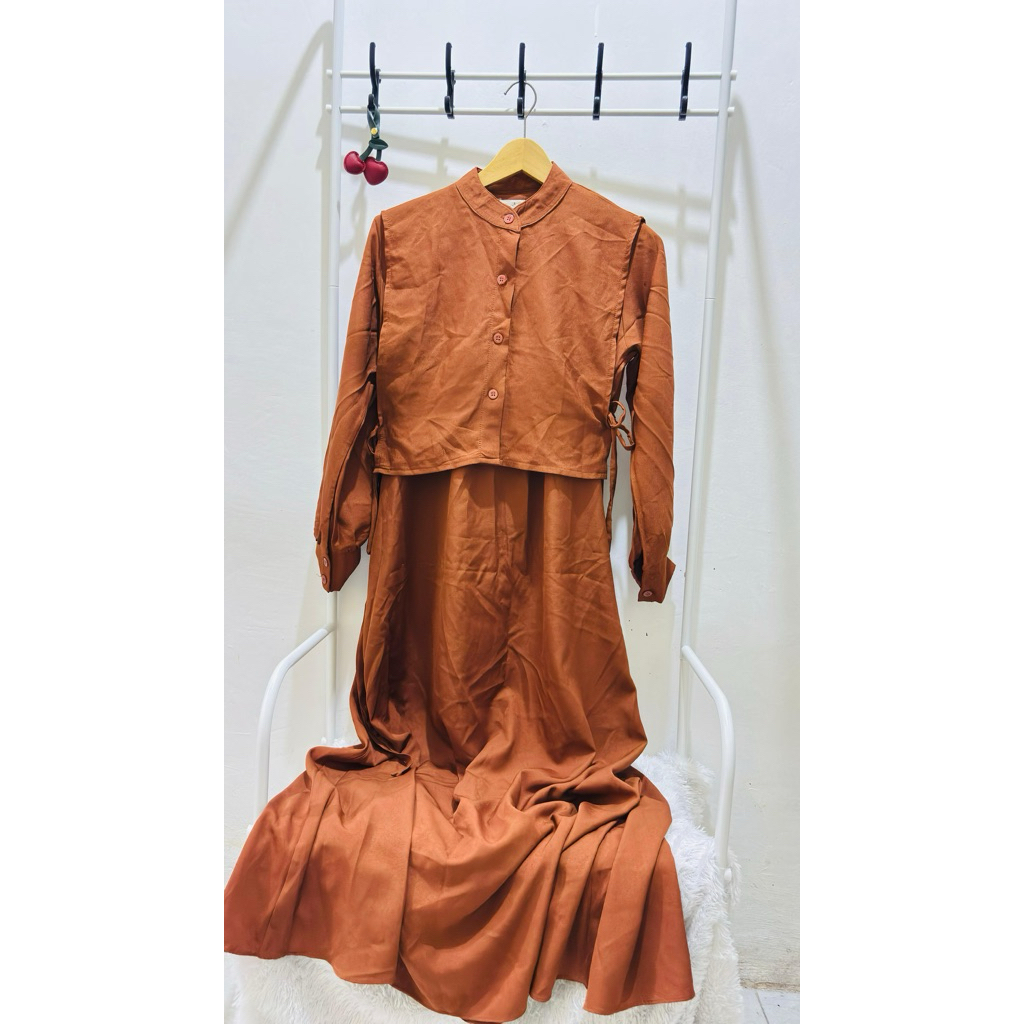Gamis Polos / Gamis Rompi / Preloved