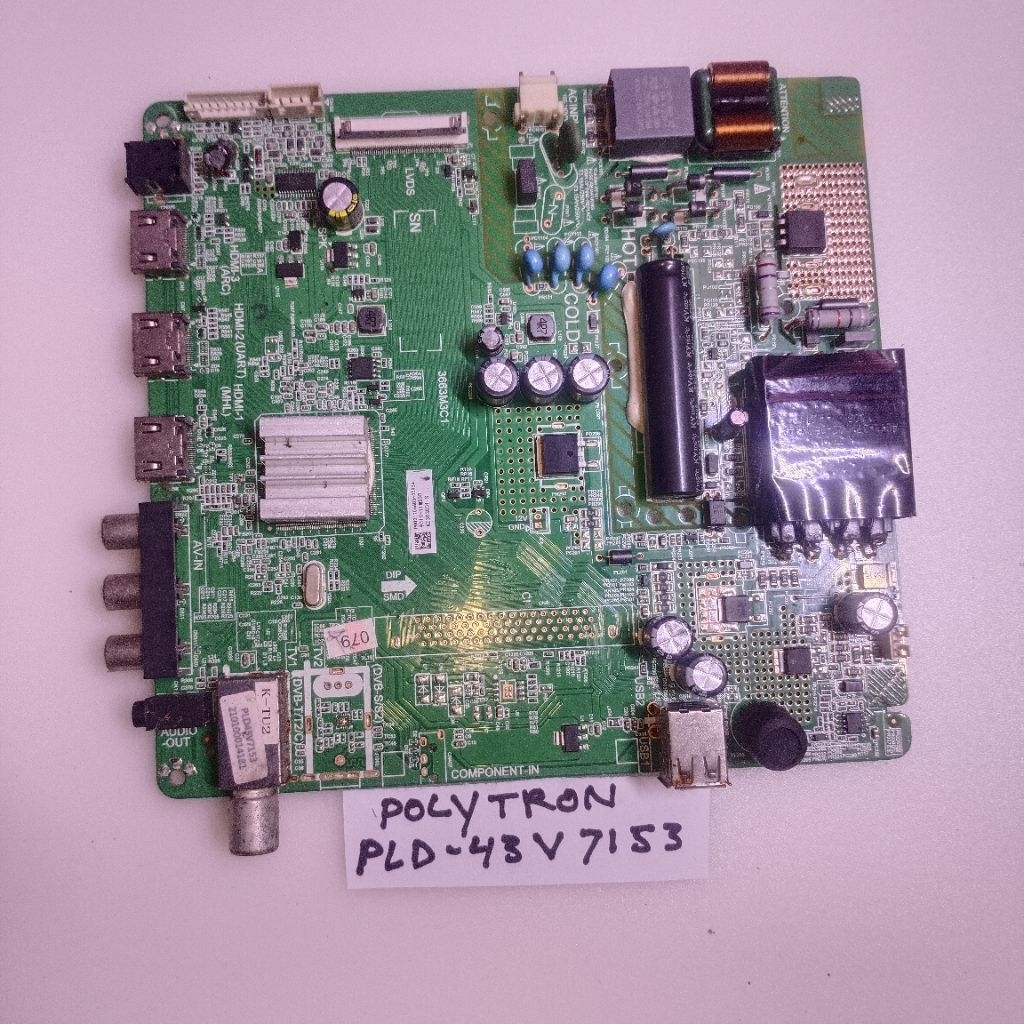 mainboard tv polytron PLD-43V7153 ORIGINAL