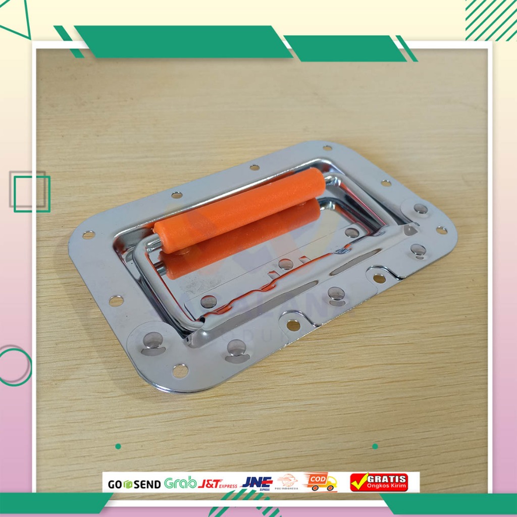 Handle Bobok Besar LS03 Handle Tanam Hendel Box Handle Koper Hardcase HANDLE ORANGE