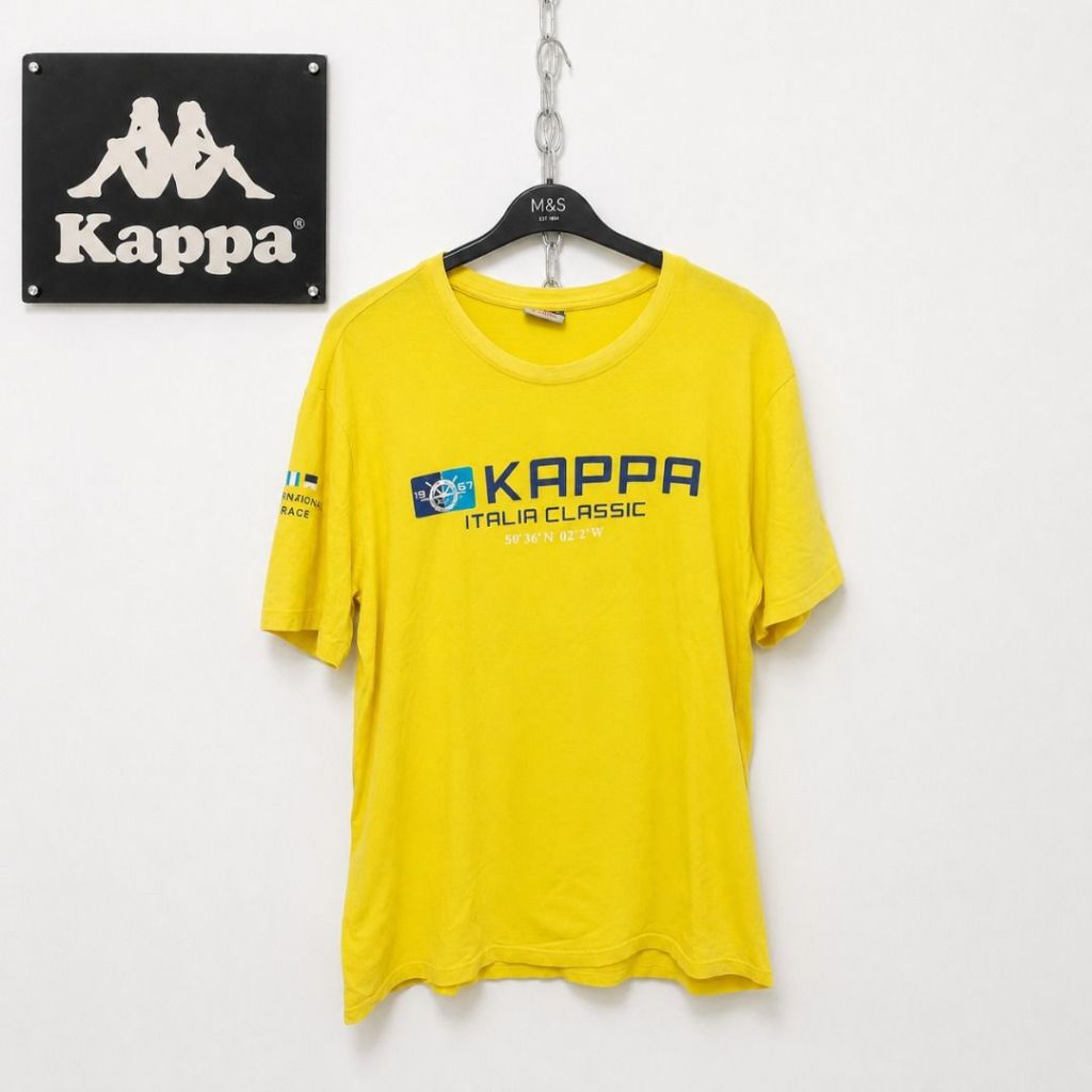KAPPA Italia Big Script Tee | kaos vintage y2k 00s