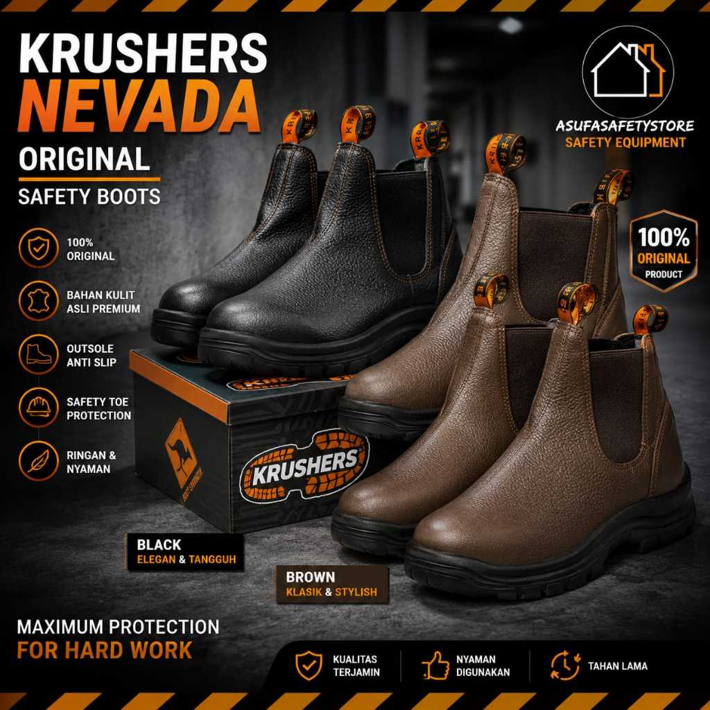 SEPATU SAFETY KRUSHER NEVADA ORIGINAL