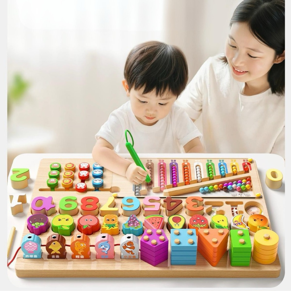 Montessori Board/ Mainan Montessori Anak/ Mainan Kayu Anak/ Mainan Edukasi Anak