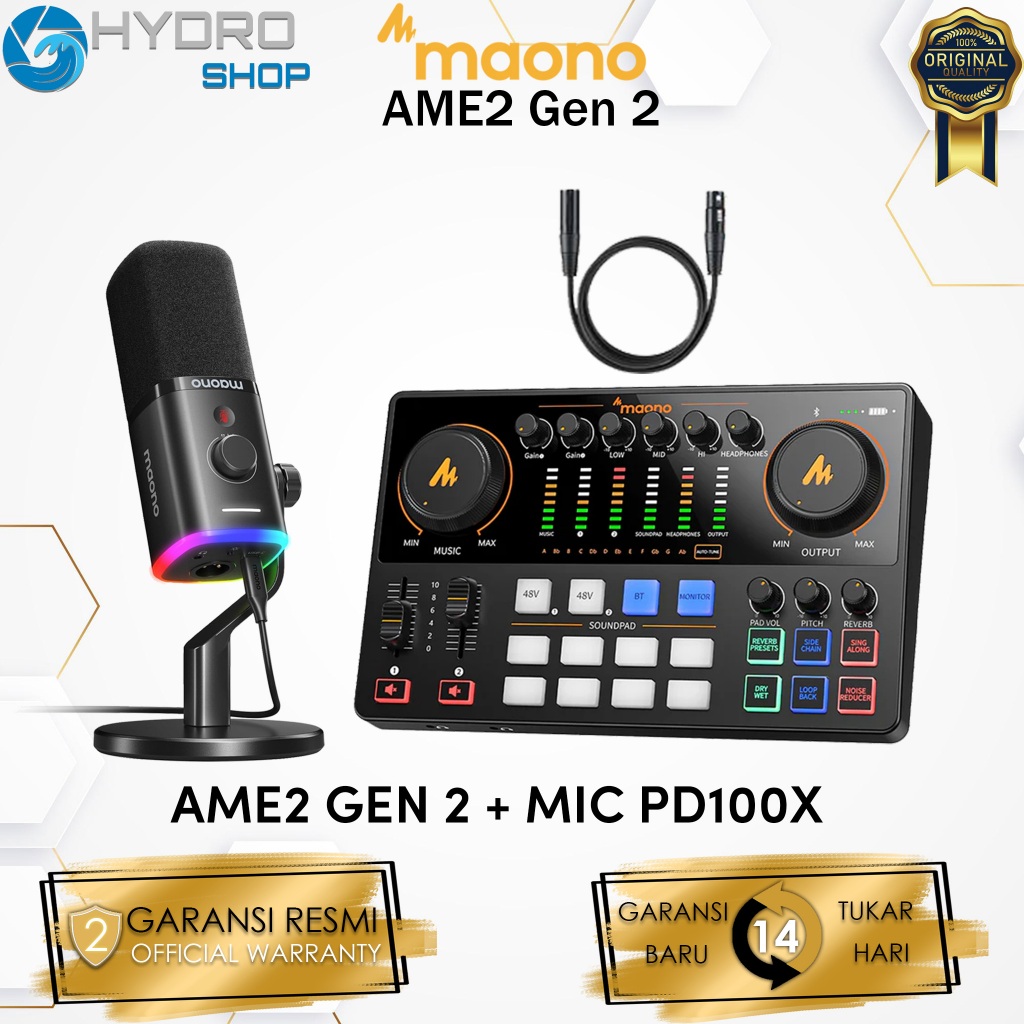 MaonoCaster E2 Gen2 / MAONO AME2 Gen 2 Maonocaster Live Streaming & Portable Podcast Console