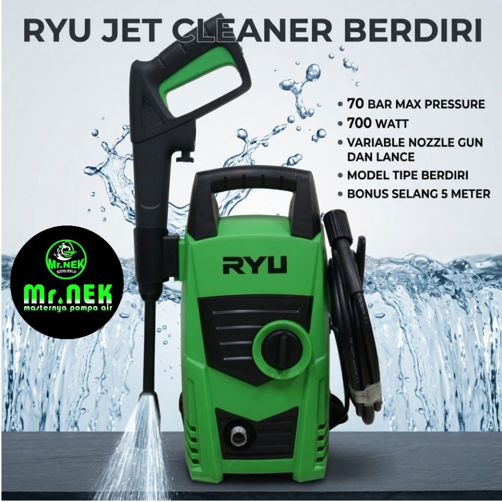 JET CLEANER RYU BERDIRI TANPA RODA