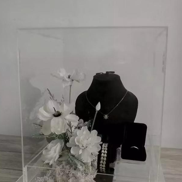 Kotak Hantaran Akrilik / Hantaran Full Akrilik  / Tray Akrilik Fullset