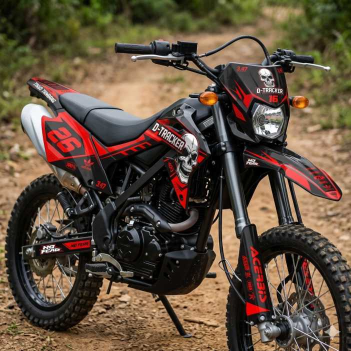 Decal Fullbody Motor KLX 150 BF/G/L/SE/EXTREME/NEW 2016-2022 Custom Warna  Banyak 0152