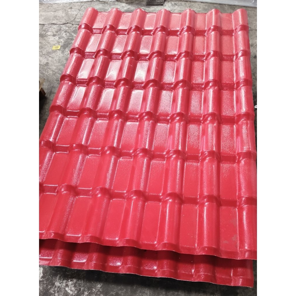 Genteng Upvc Asa Spanish Merah