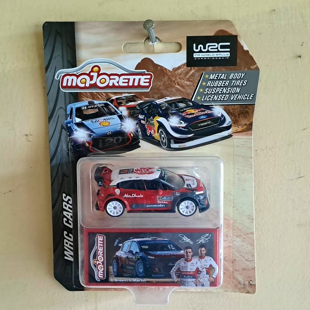 Majorette WRC Cars Citroen C3 WRC 2018 Rally Car