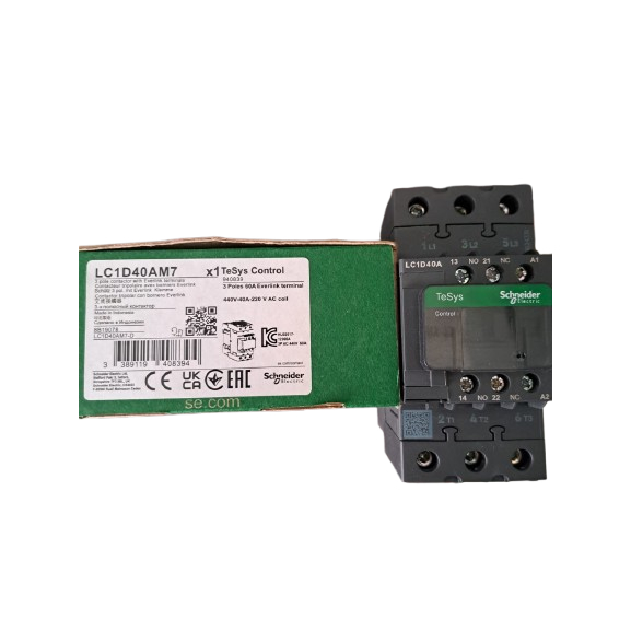 SCHNEIDER LC1D40AM7 CONTACTOR 3POLE