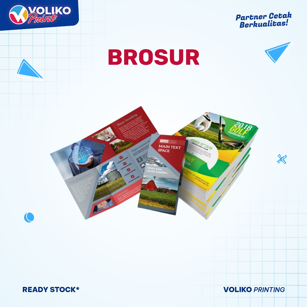 Cetak Brosur Flyer Pamflet Leaflet Murah A5 A4 A3+ | Cetak Brosur Custom Lipat 3 | Cetak Brosur 1 Si